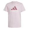 Polera Mujer Rosada Adidas Ib8777