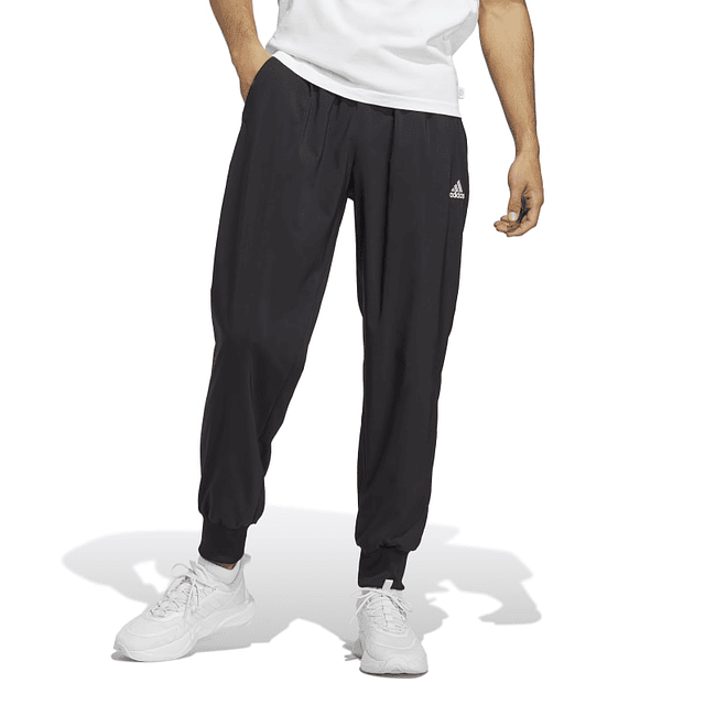 Pantalón de Buzo Hombre Negro Adidas Ic0059