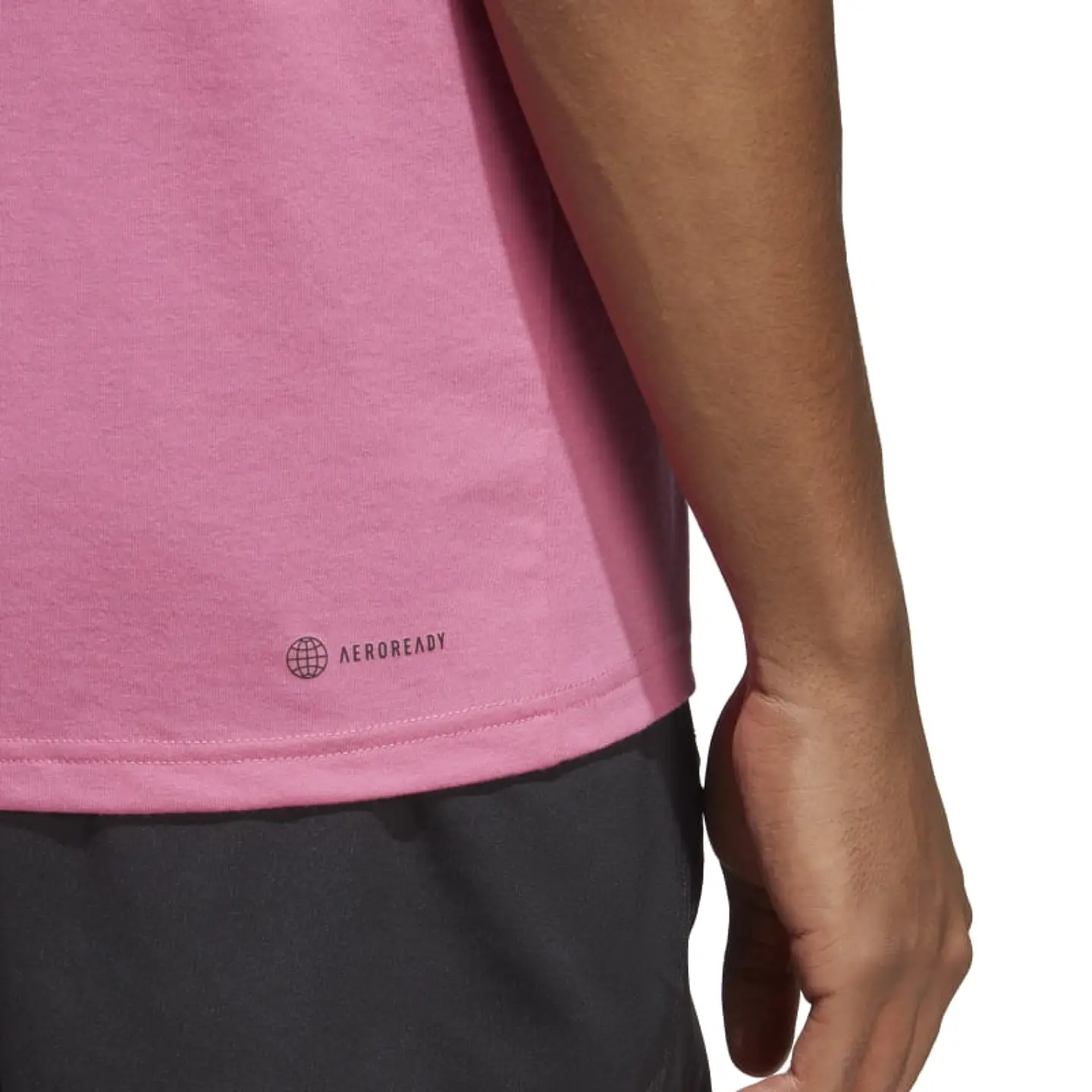 Polera Hombre Rosada Adidas Ic1218 5