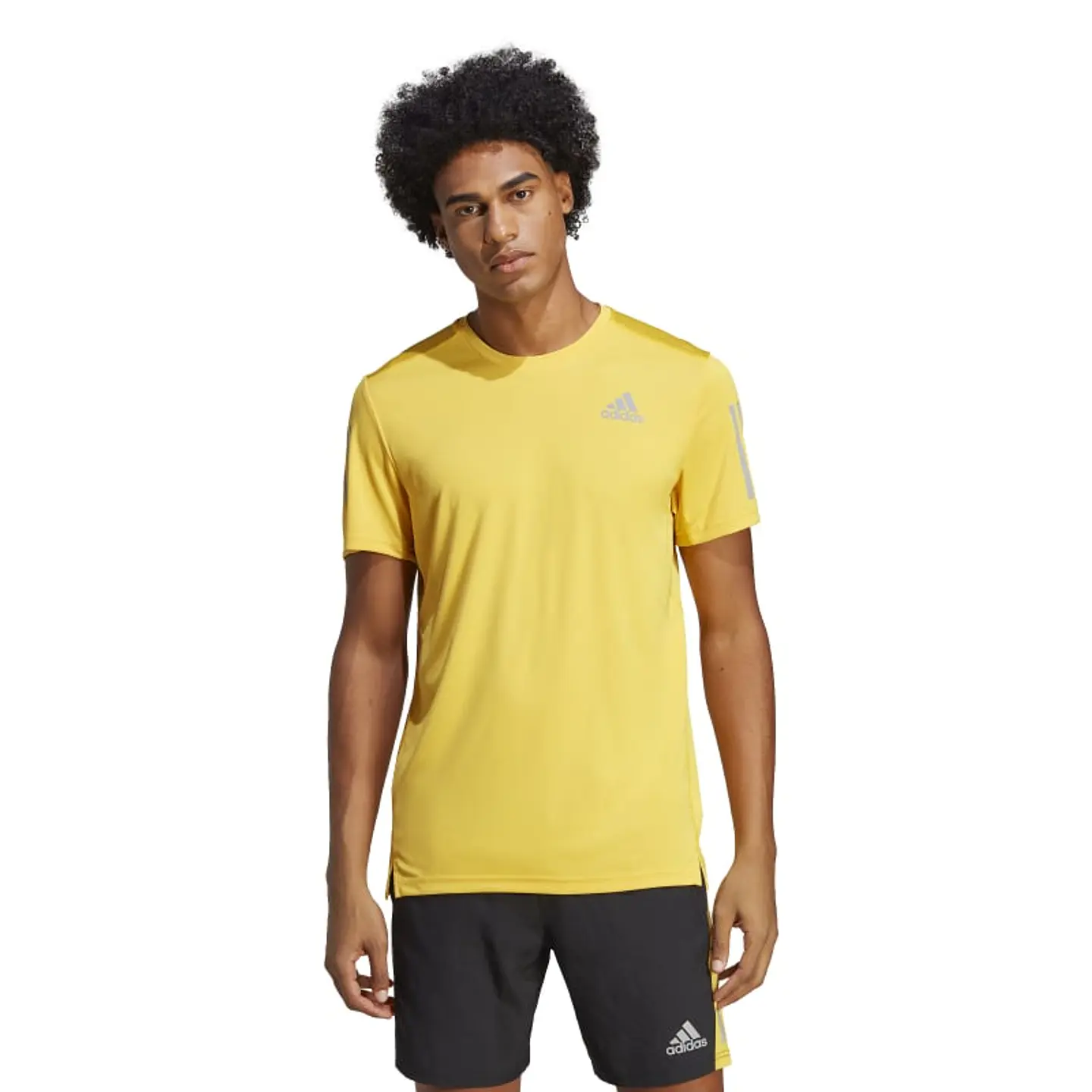 Polera Hombre Amarilla Adidas Ic7627 1