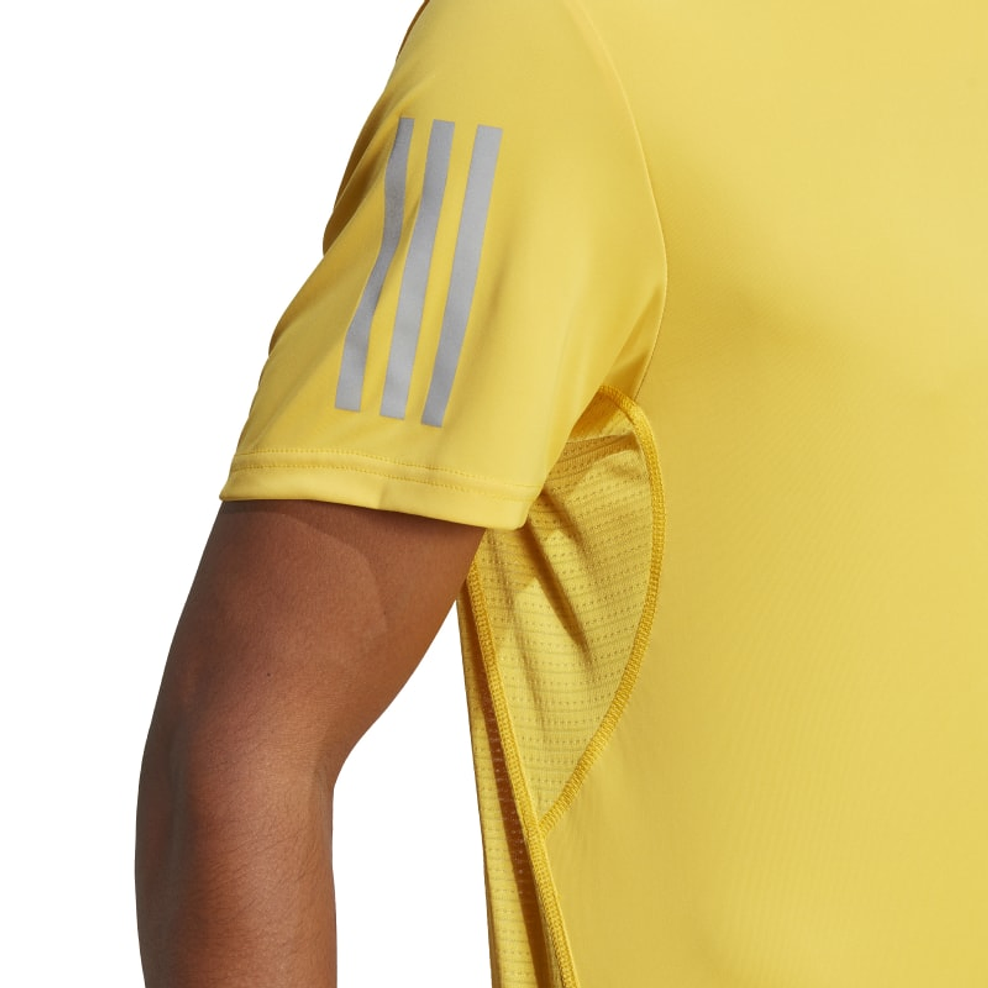 Polera Hombre Amarilla Adidas Ic7627 5