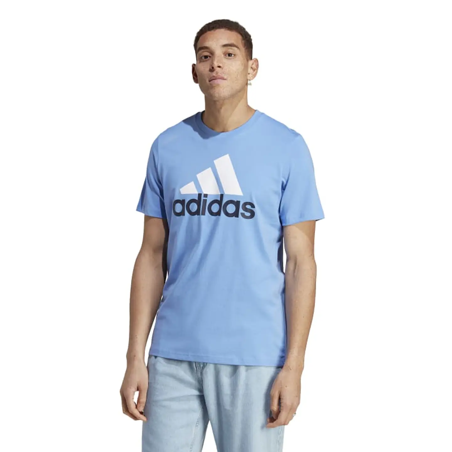 Polera Hombre Azul Adidas Ic9360 1