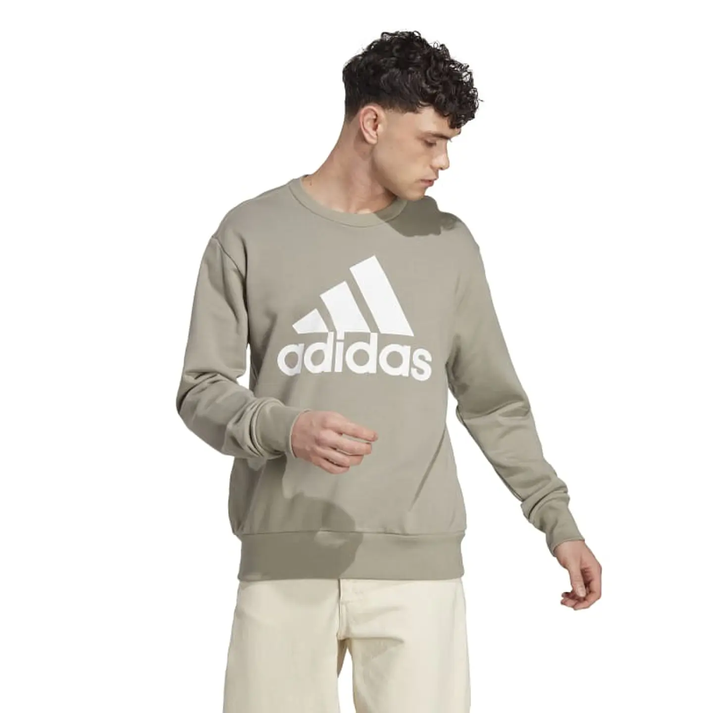 Polerón Hombre Verde Adidas Ic9328 1