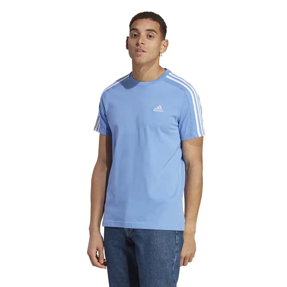 Polera Hombre Celeste Adidas Ic9346 1