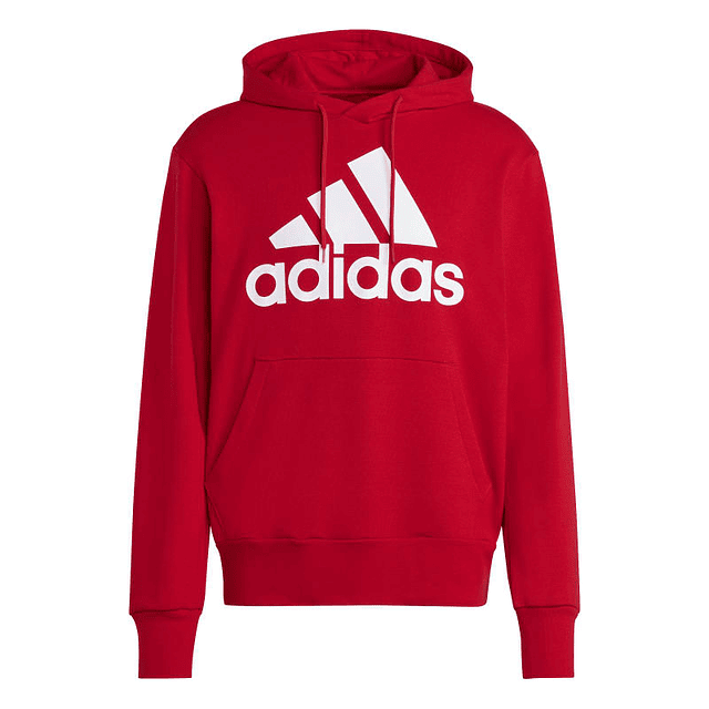 Polerón Hombre Rojo Adidas Ic9365