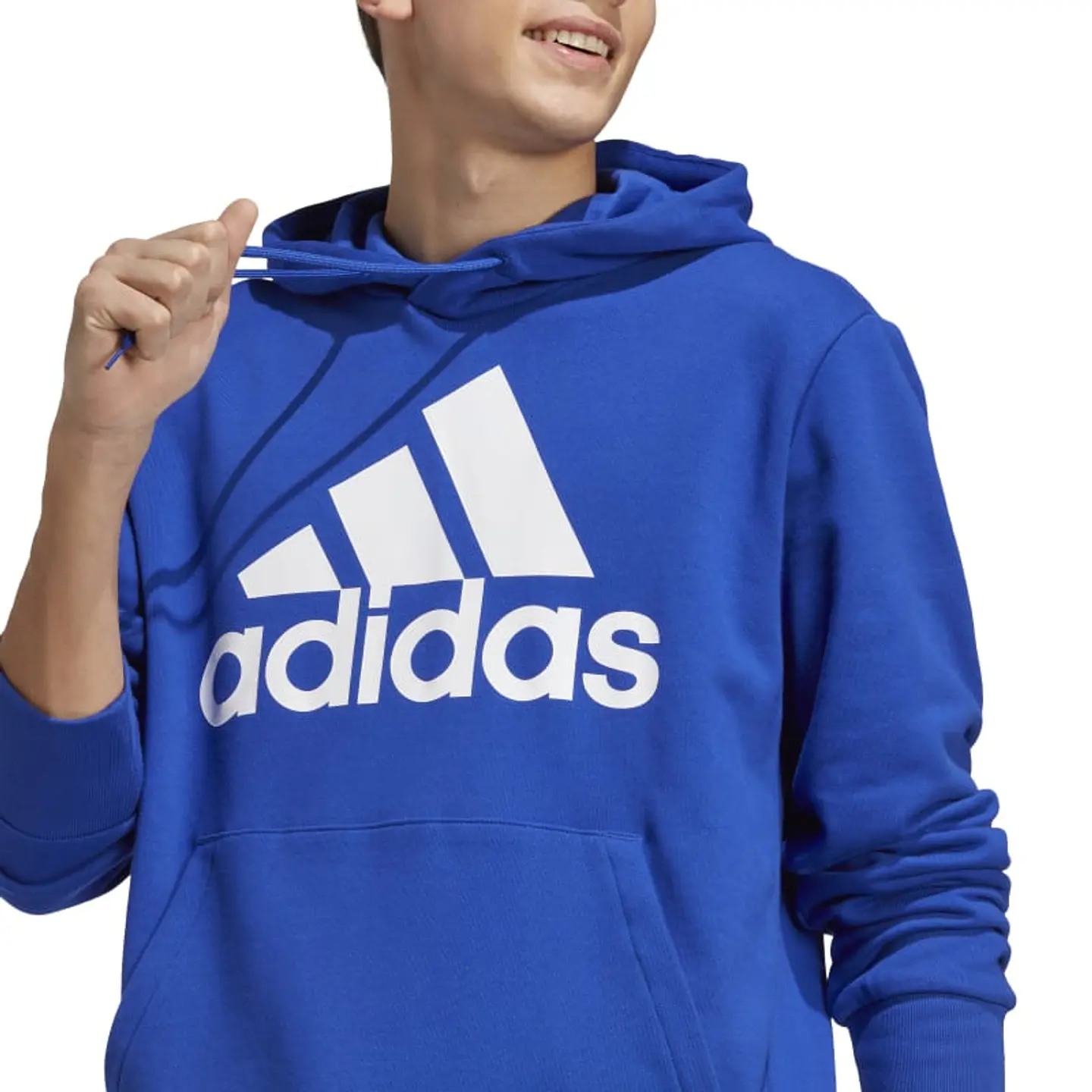 Polerón Hombre Azul Adidas Ic9366 4