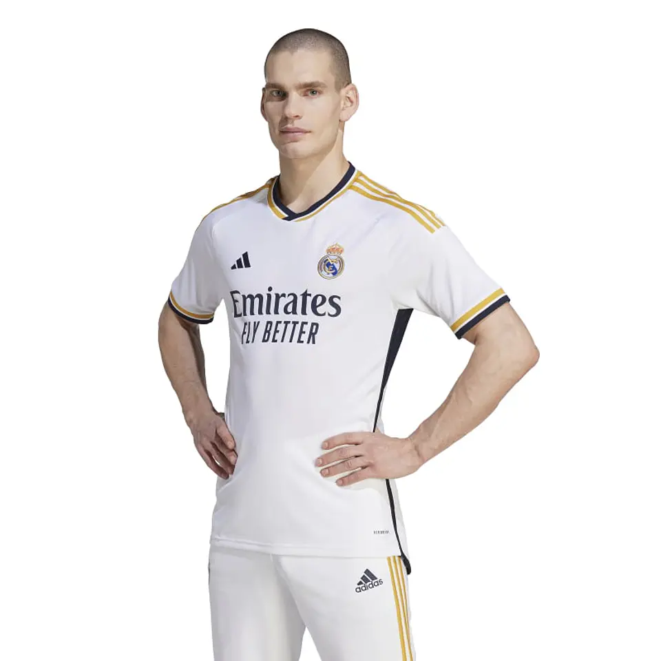 Camiseta Real Madrid Local 23/24 Hombre Blanca Adidas Hr3796 1