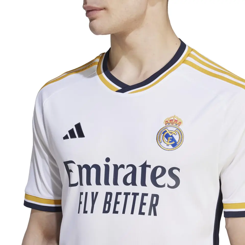 Camiseta Real Madrid Local 23/24 Hombre Blanca Adidas Hr3796 3