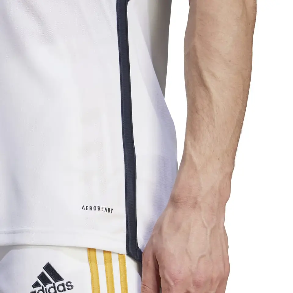 Camiseta Real Madrid Local 23/24 Hombre Blanca Adidas Hr3796 4