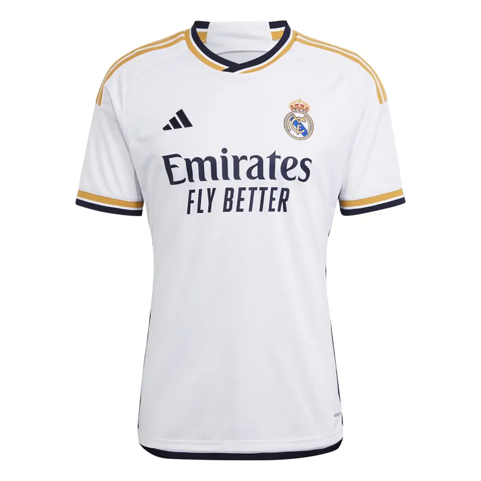 Camiseta Real Madrid Local 23/24 Hombre Blanca Adidas Hr3796 5