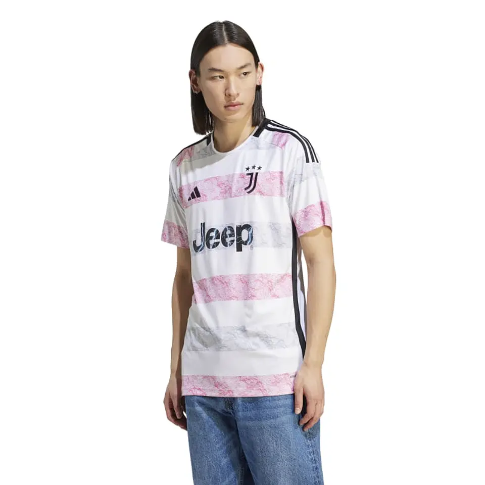 Camiseta Juventus Visitante 23/24 Hombre Blanca Adidas Hr8255 1