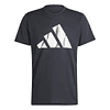 Polera Hombre Negra Adidas Hz4512