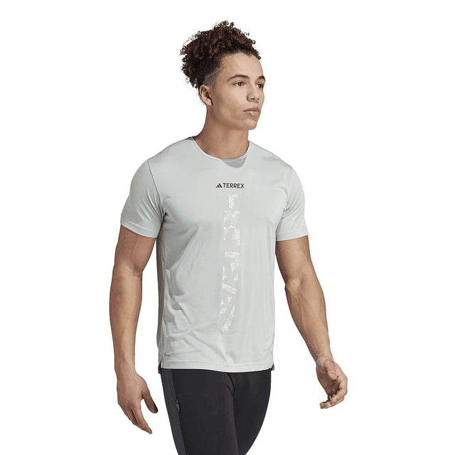 Polera Hombre Gris Adidas Hz6242