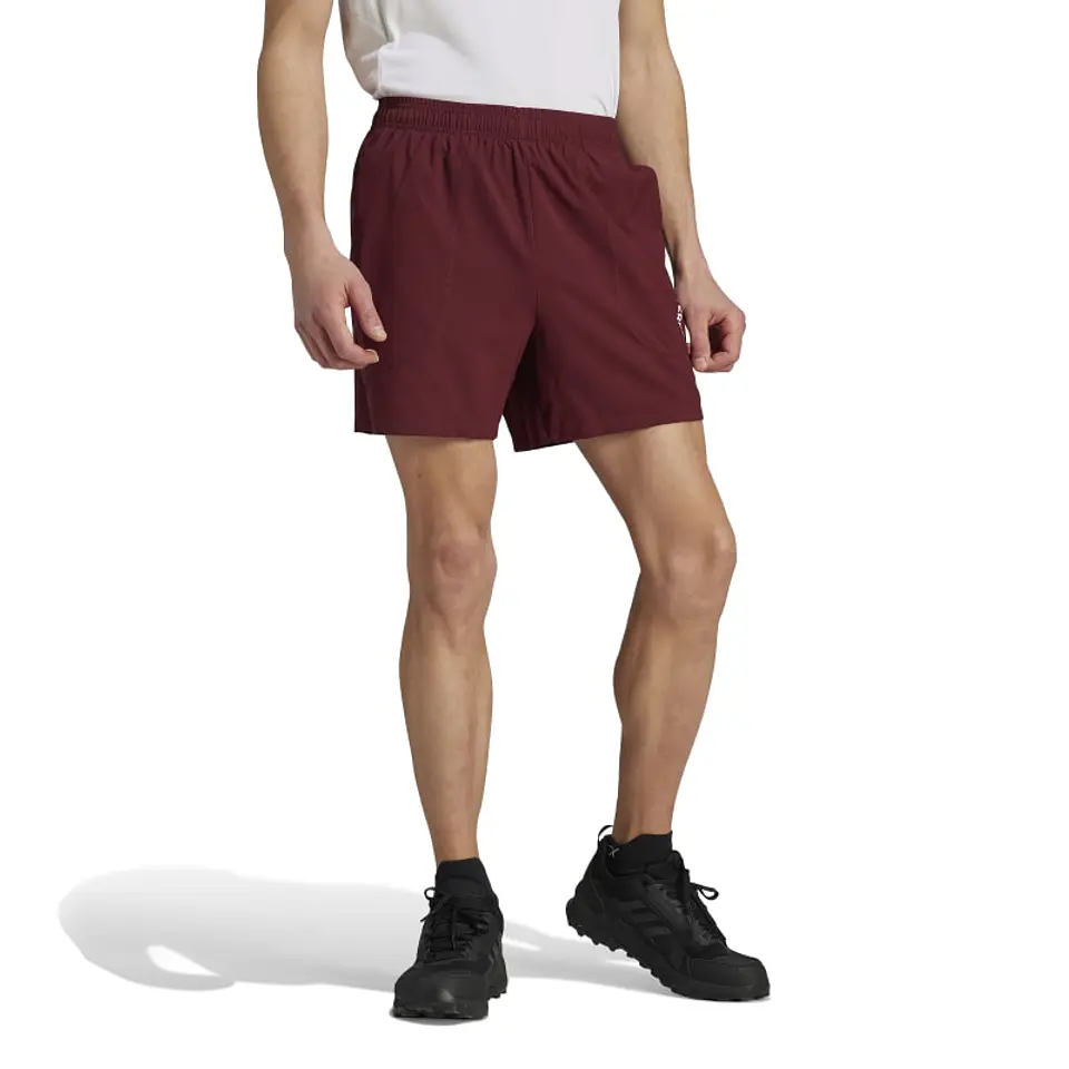 Short Hombre Burdeo Adidas Hz6309 1