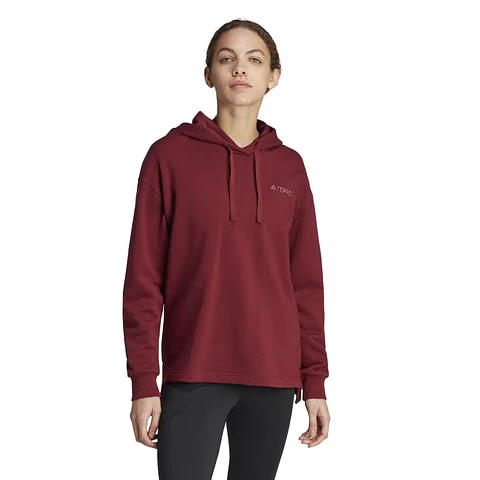Polerón Mujer Burdeo Adidas Ib6566
