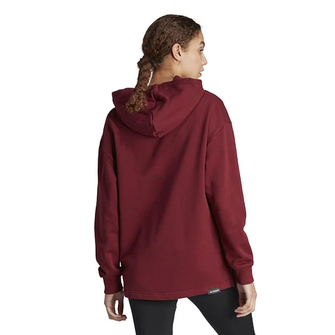 Polerón Mujer Burdeo Adidas Ib6566