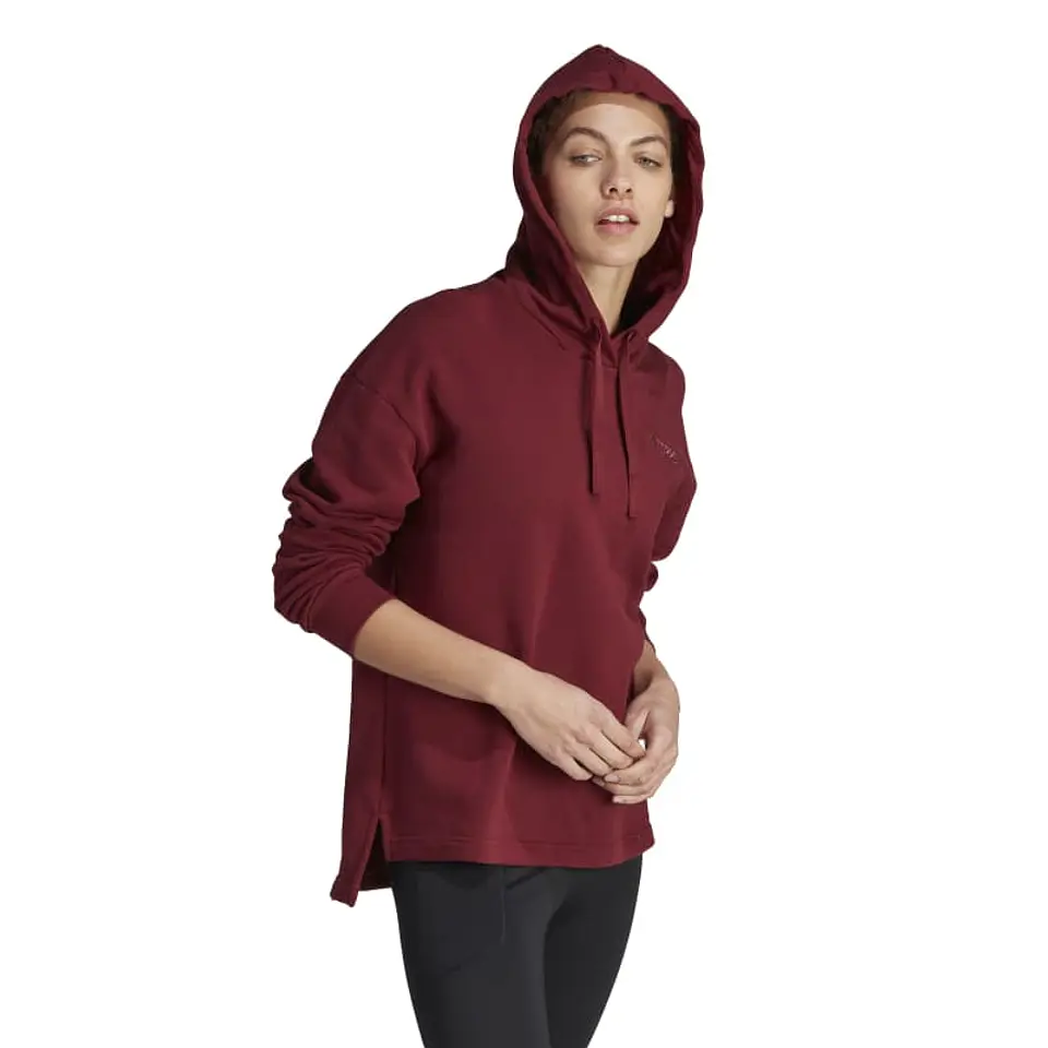 Polerón Mujer Burdeo Adidas Ib6566 3