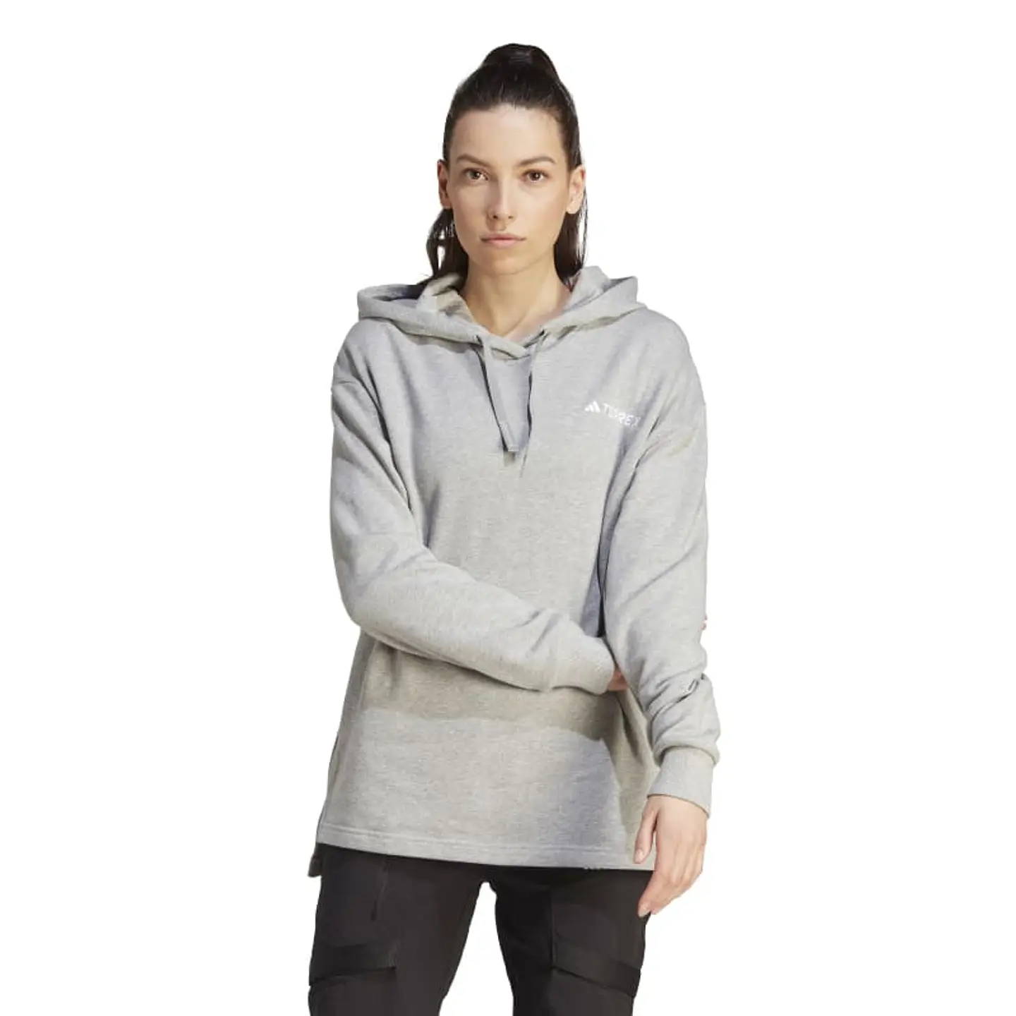 Polerón Mujer Gris Adidas Ib6567 1