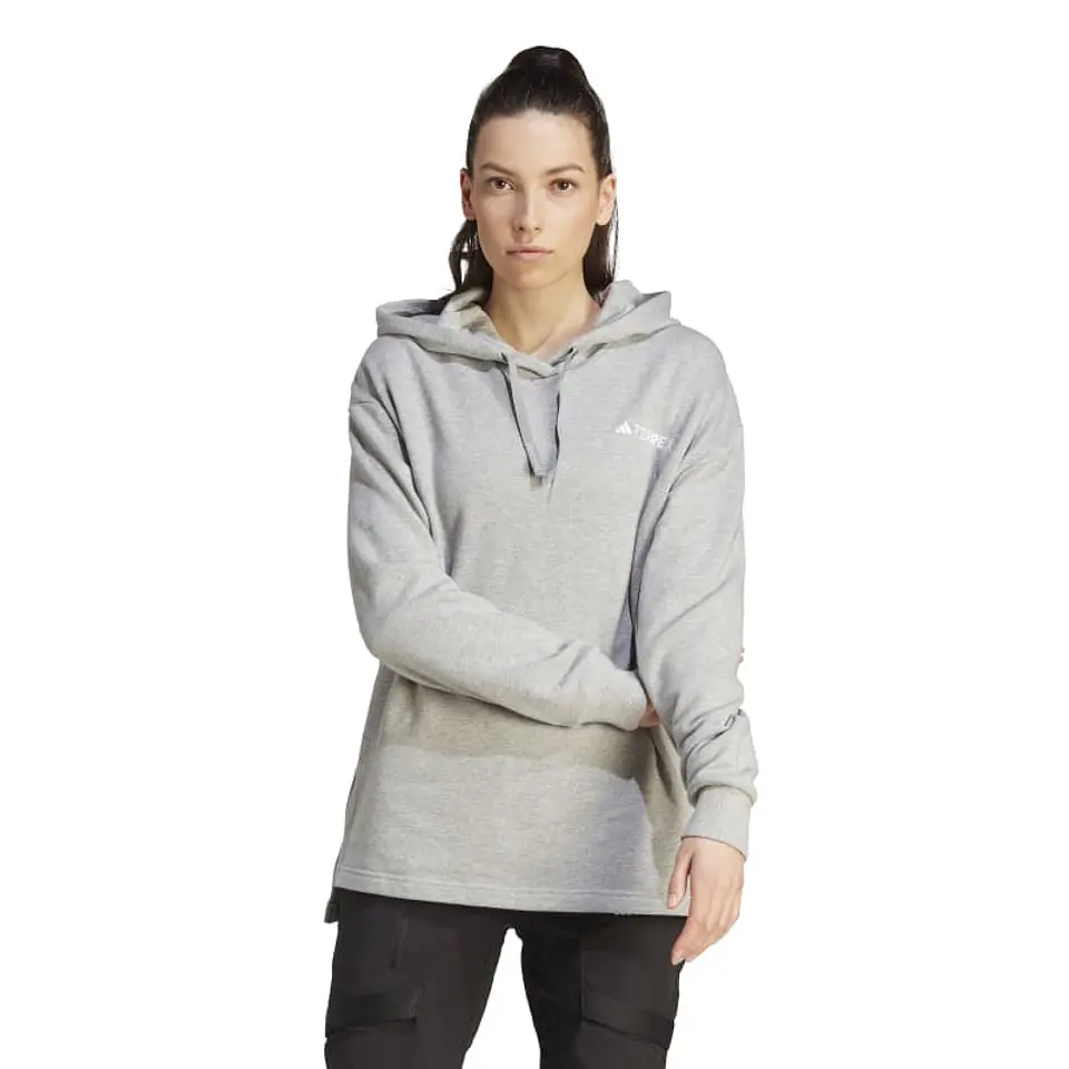 Polerón Mujer Gris Adidas Ib6567 1