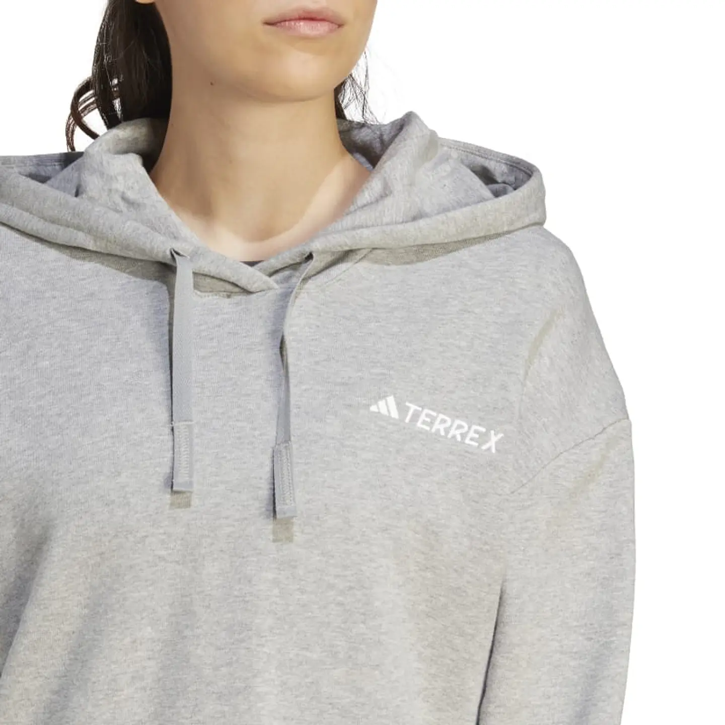 Polerón Mujer Gris Adidas Ib6567 4