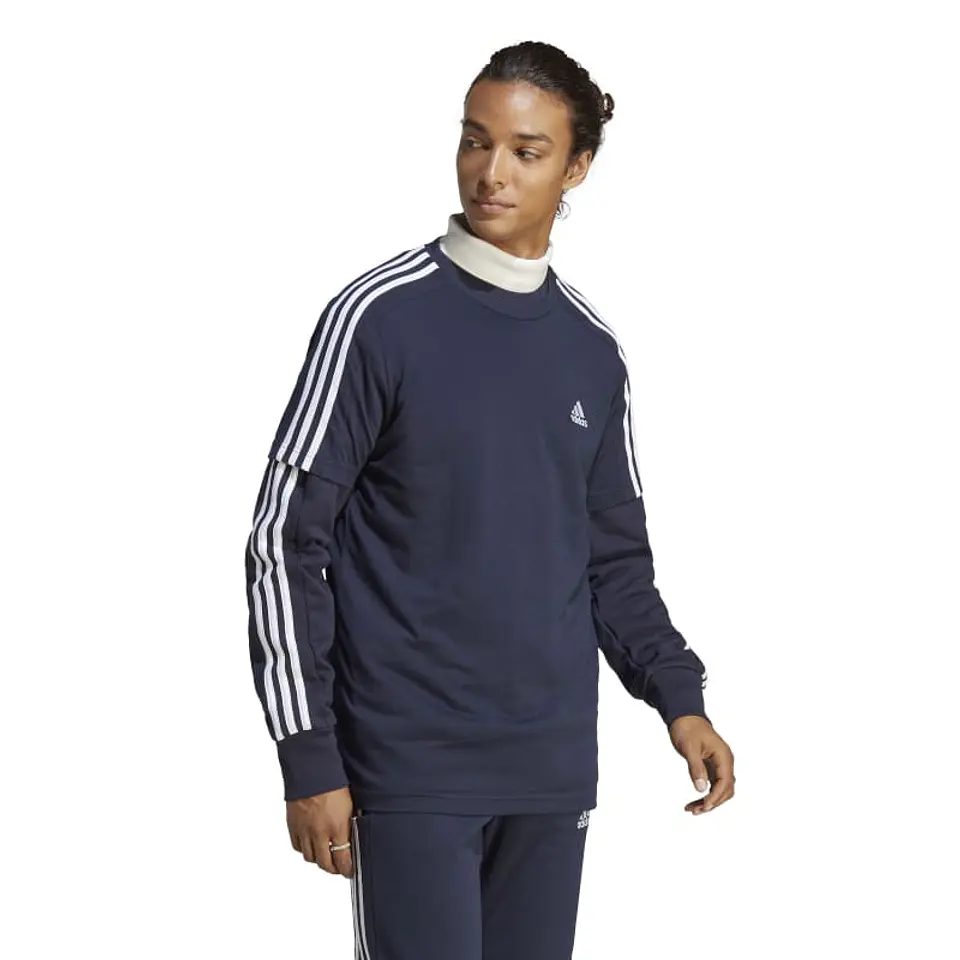 Polera Hombre Azul Adidas Ic9335 3