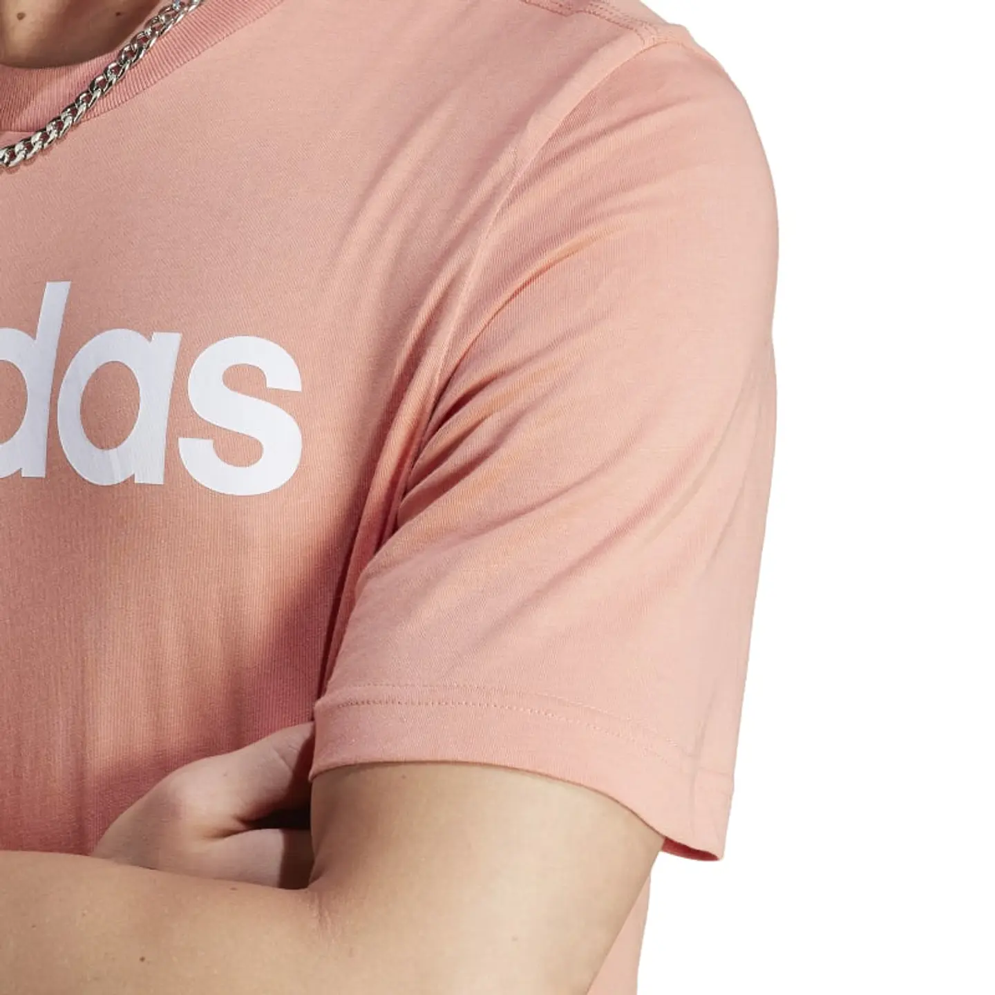 Polera Hombre Rosada Adidas Ij8654 5