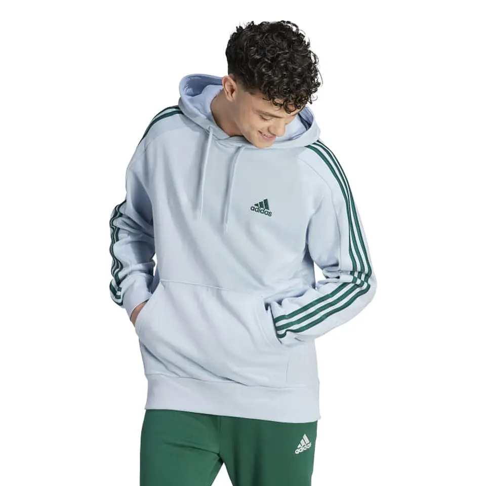 Polerón Hombre Celeste Adidas Ij8680 3