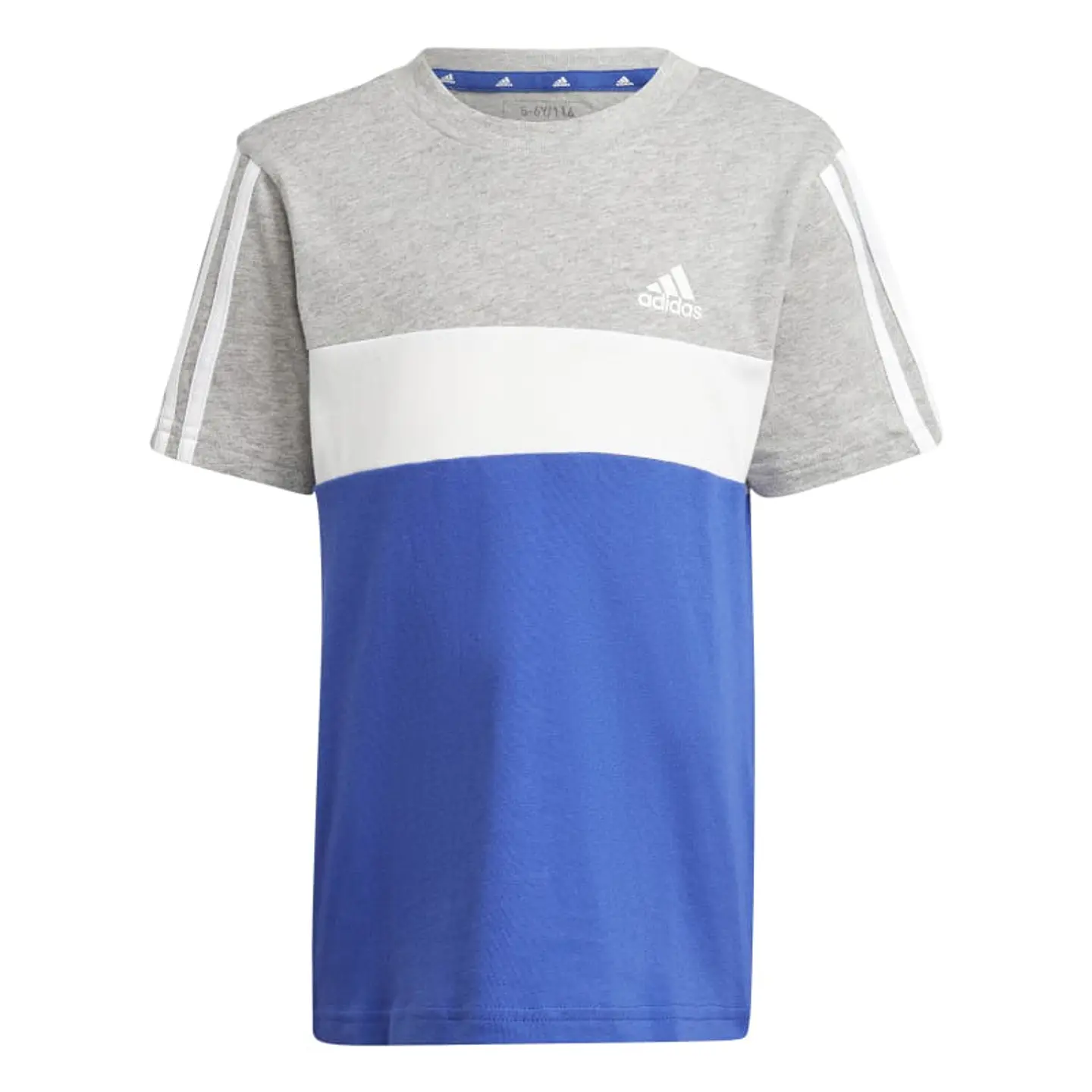 Polera Niño/a Gris Adidas Ij8724 1