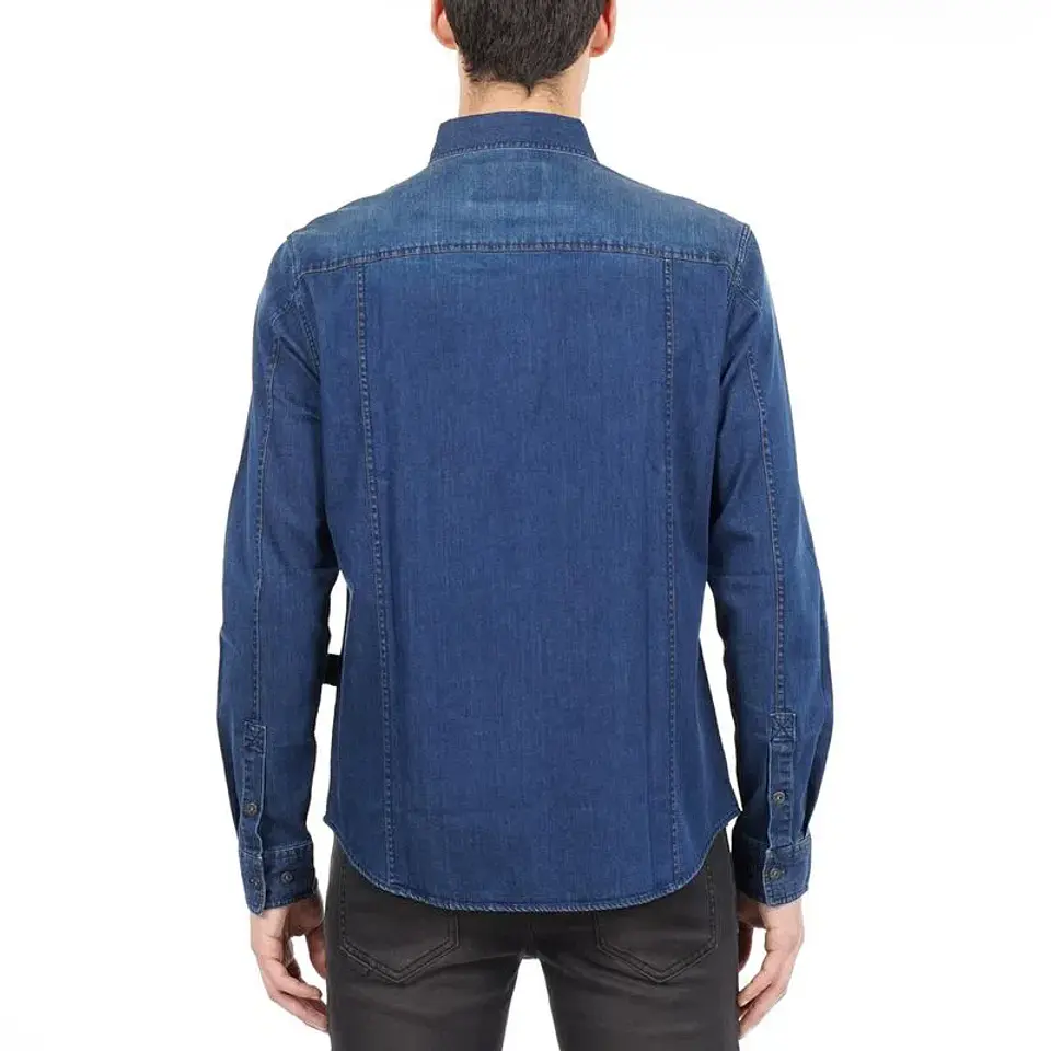 Camisa Hombre Azul Ellus Bm082810 2