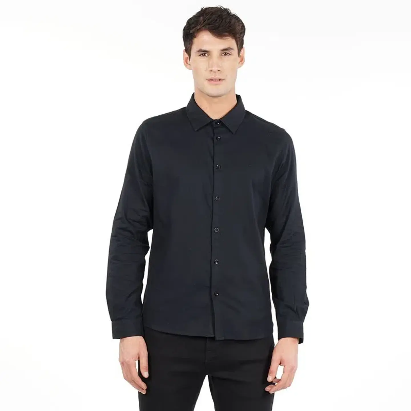 Camisa Hombre Negra Ellus Bml30116 1