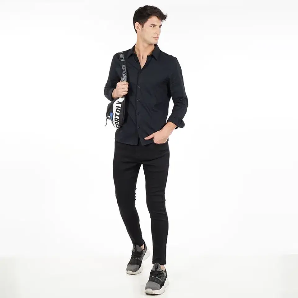 Camisa Hombre Negra Ellus Bml30116 3