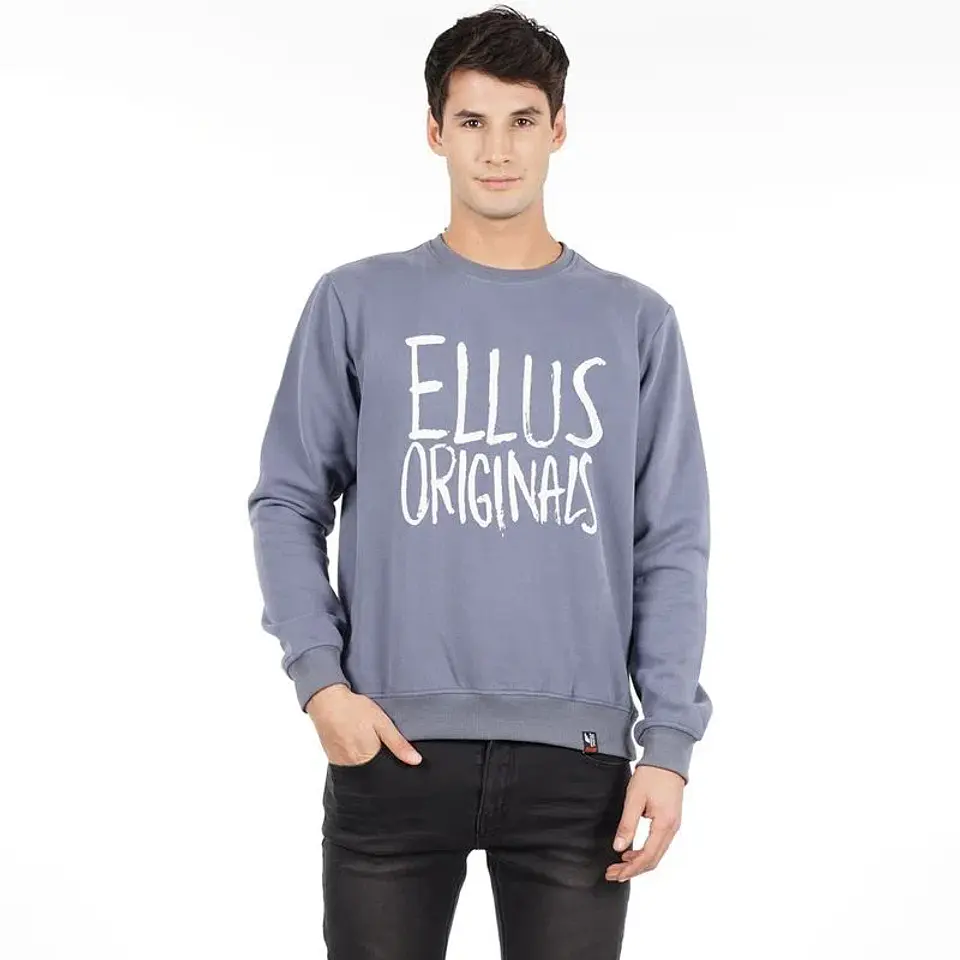 Polerón Hombre Azul Ellus Sml63100 1