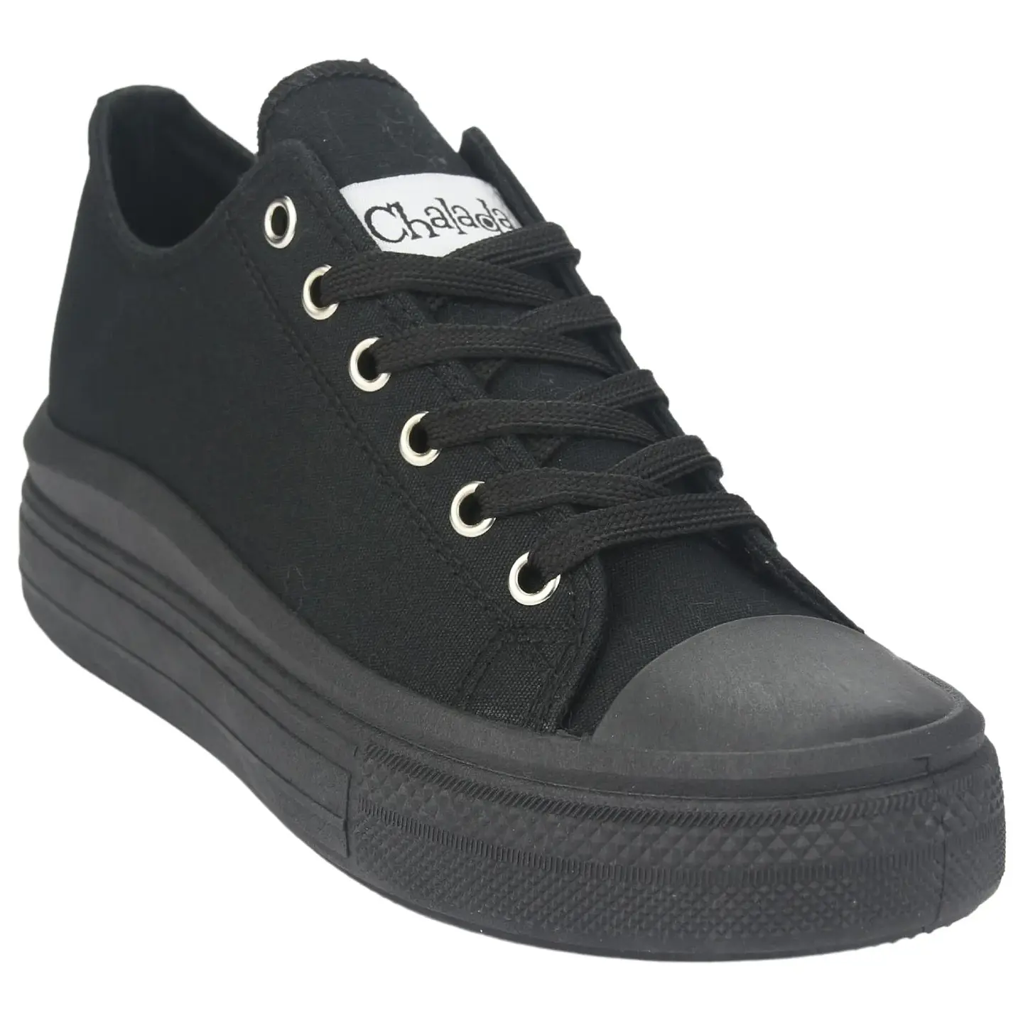 Zapatilla Mujer Negra Chalada 23-Clu-10Bk 1