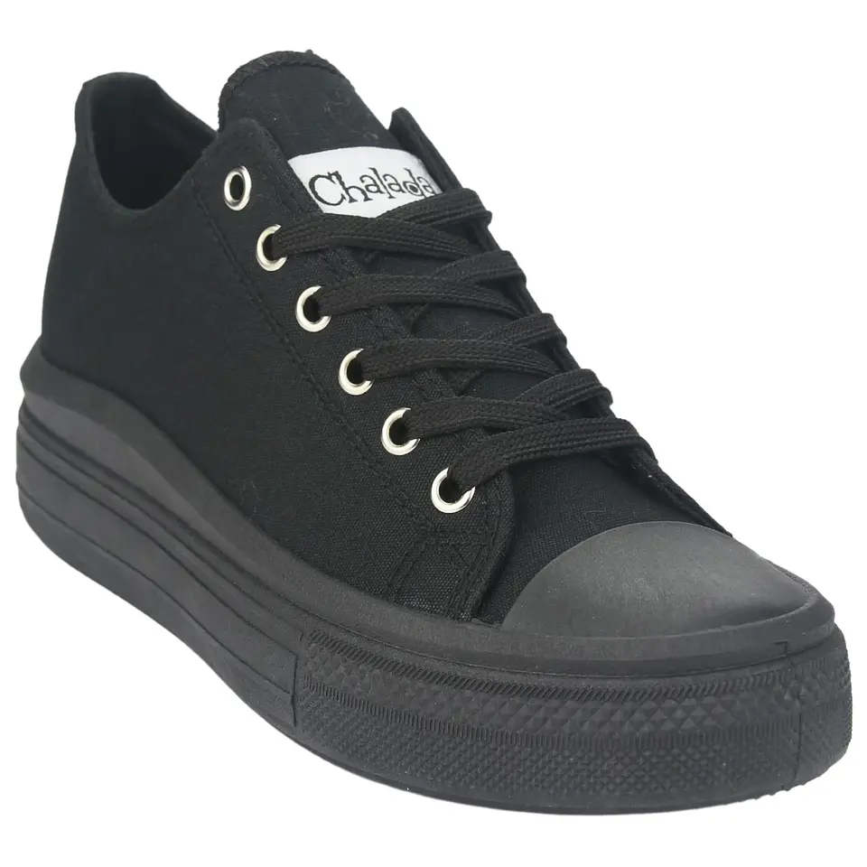 Zapatilla Mujer Negra Chalada 23-Clu-10Bk 1