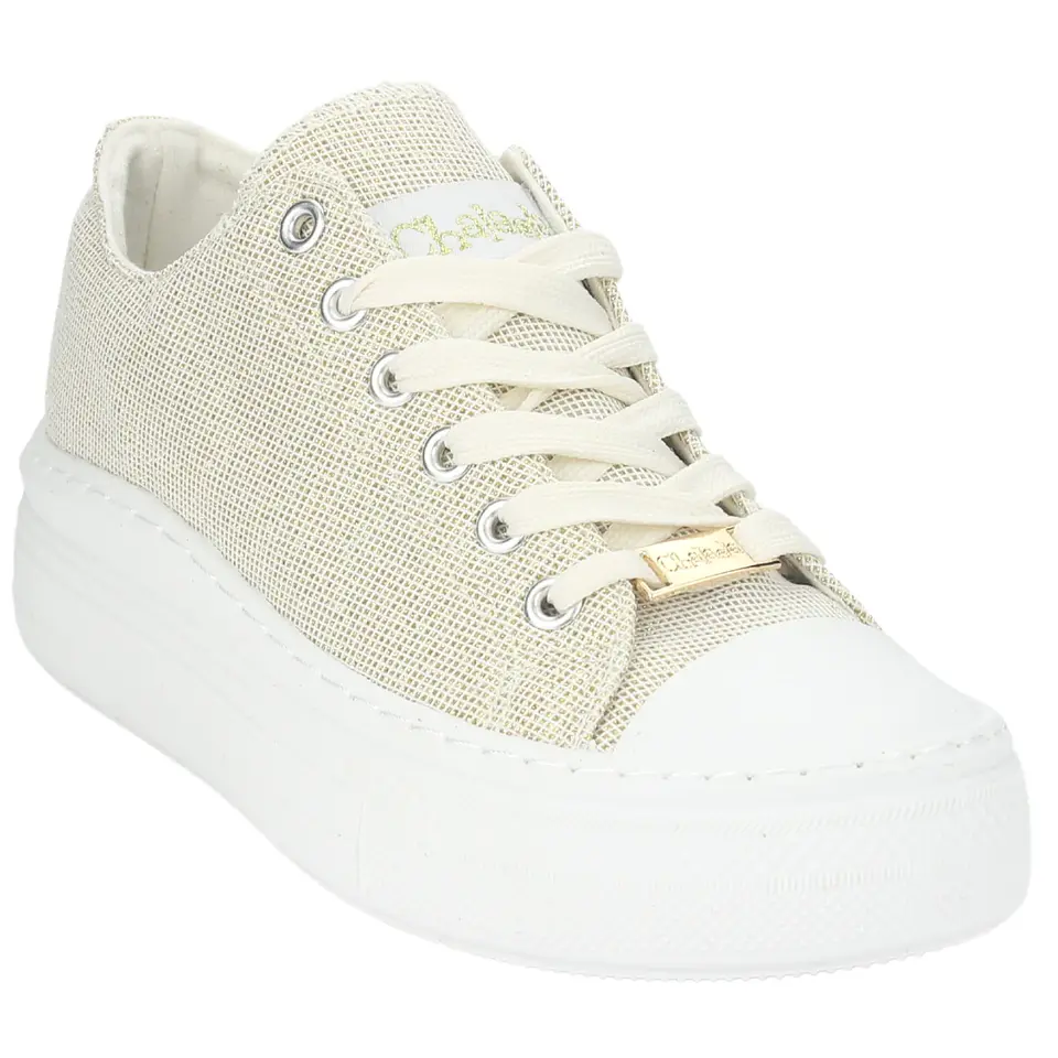 Zapatilla Mujer Dorada Chalada 23-Clu-11Go 1