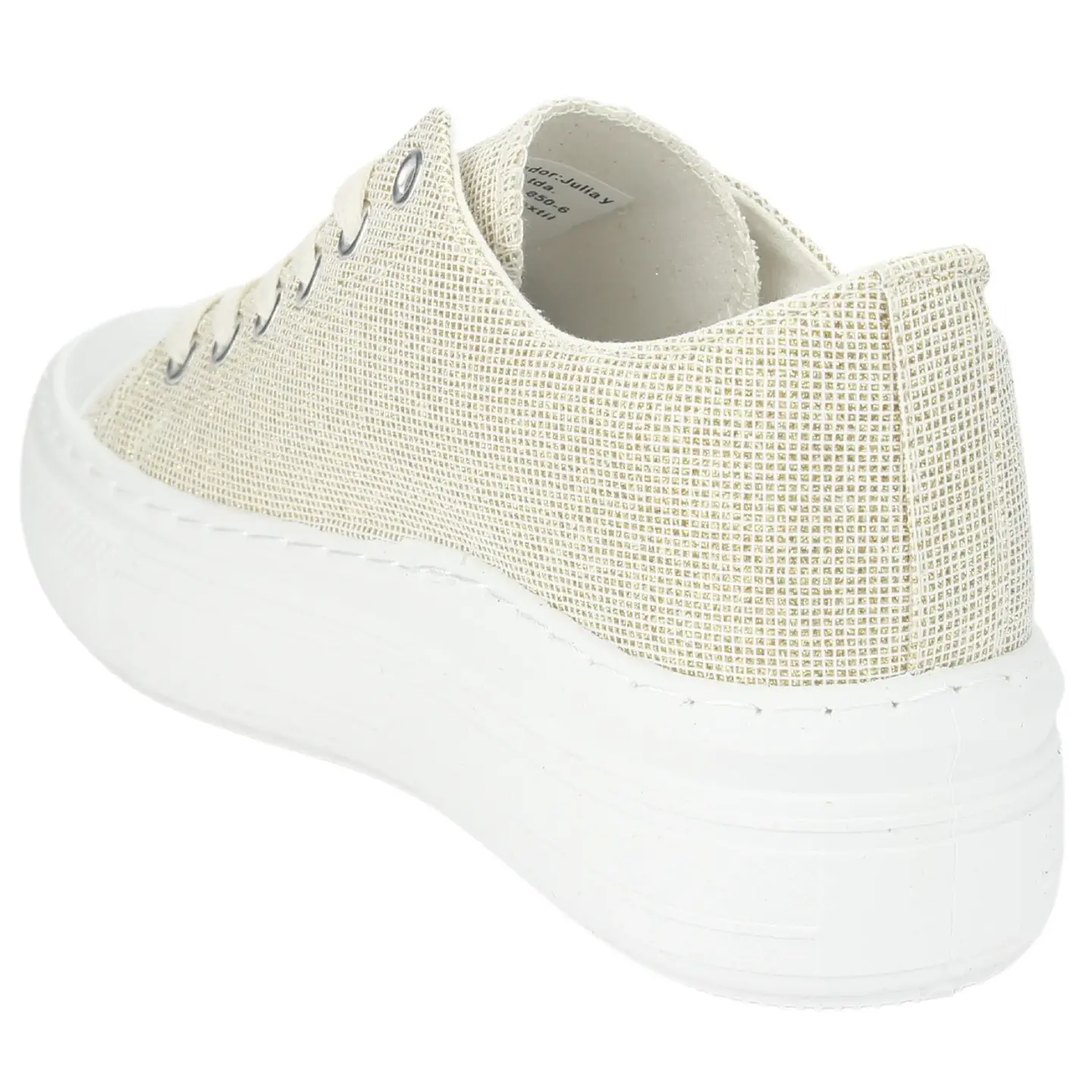 Zapatilla Mujer Dorada Chalada 23-Clu-11Go 3