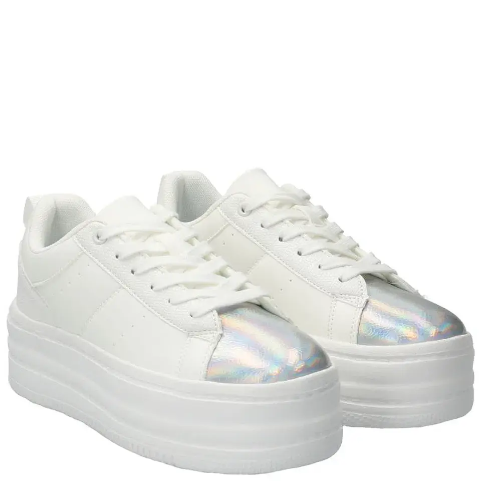 Zapatilla Mujer Blanca Azaleia Barbarawh 1