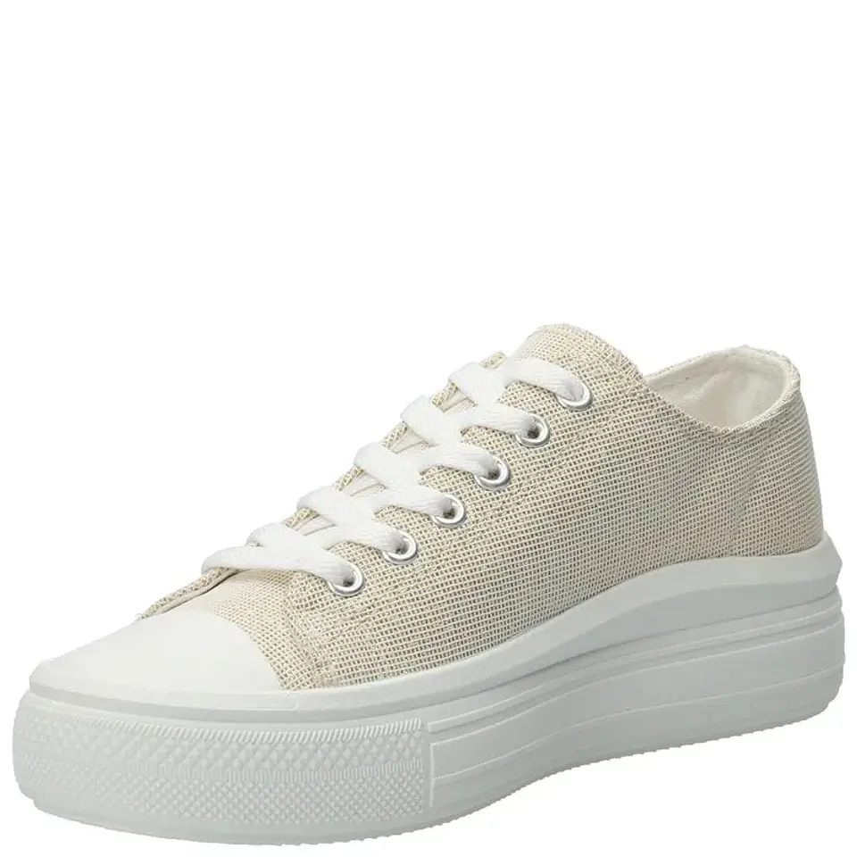Zapatilla Mujer Dorada Azaleia Lonado 4