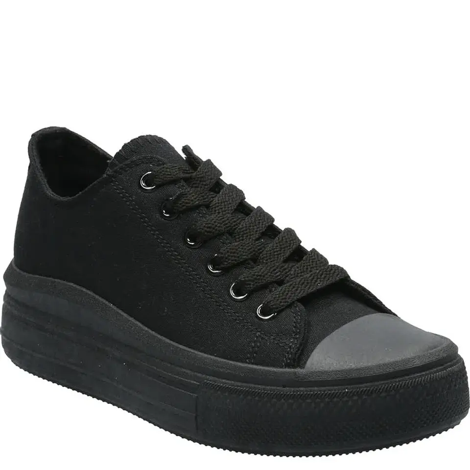 Zapatilla Mujer Negra Azaleia Lonabk 1