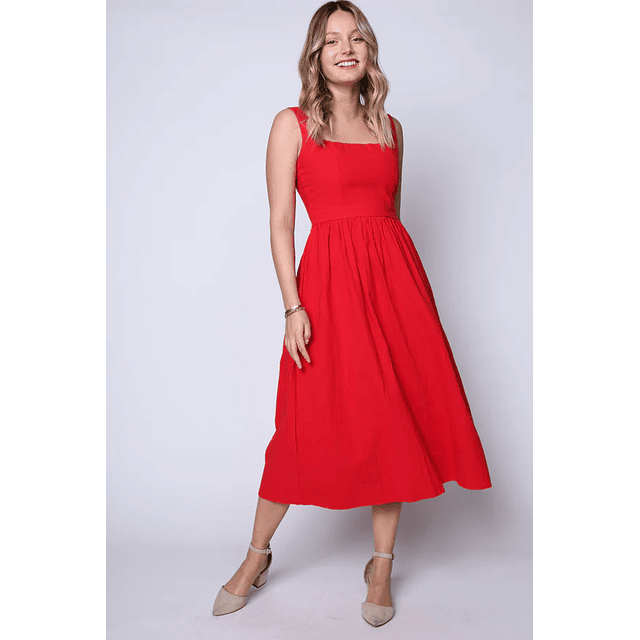 Vestido Mujer Rojo Eclipce 24V25156