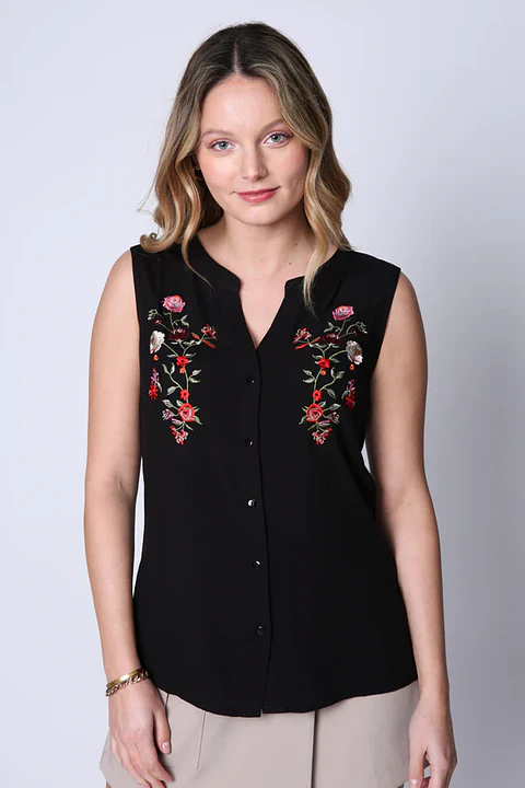 Blusa Mujer Negra Eclipce 24V37230