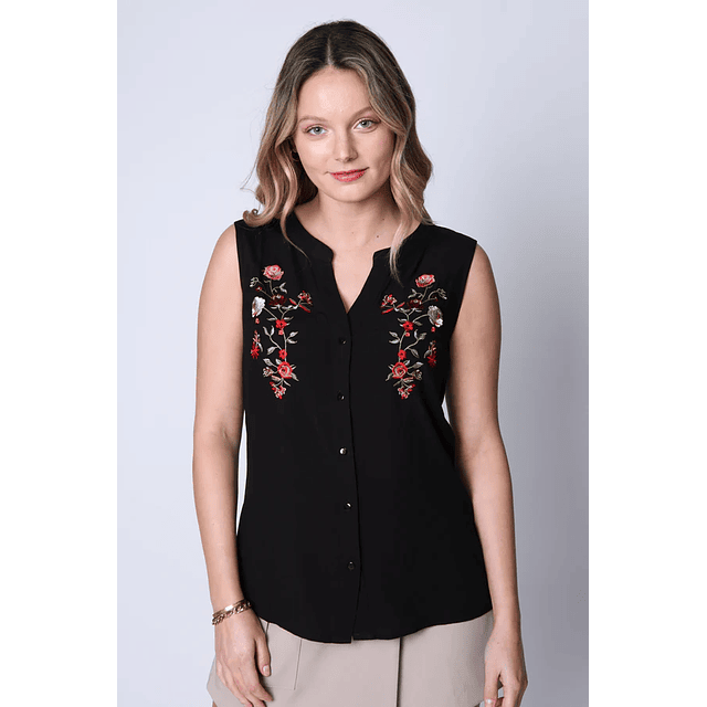 Blusa Mujer Negra Eclipce 24V37230