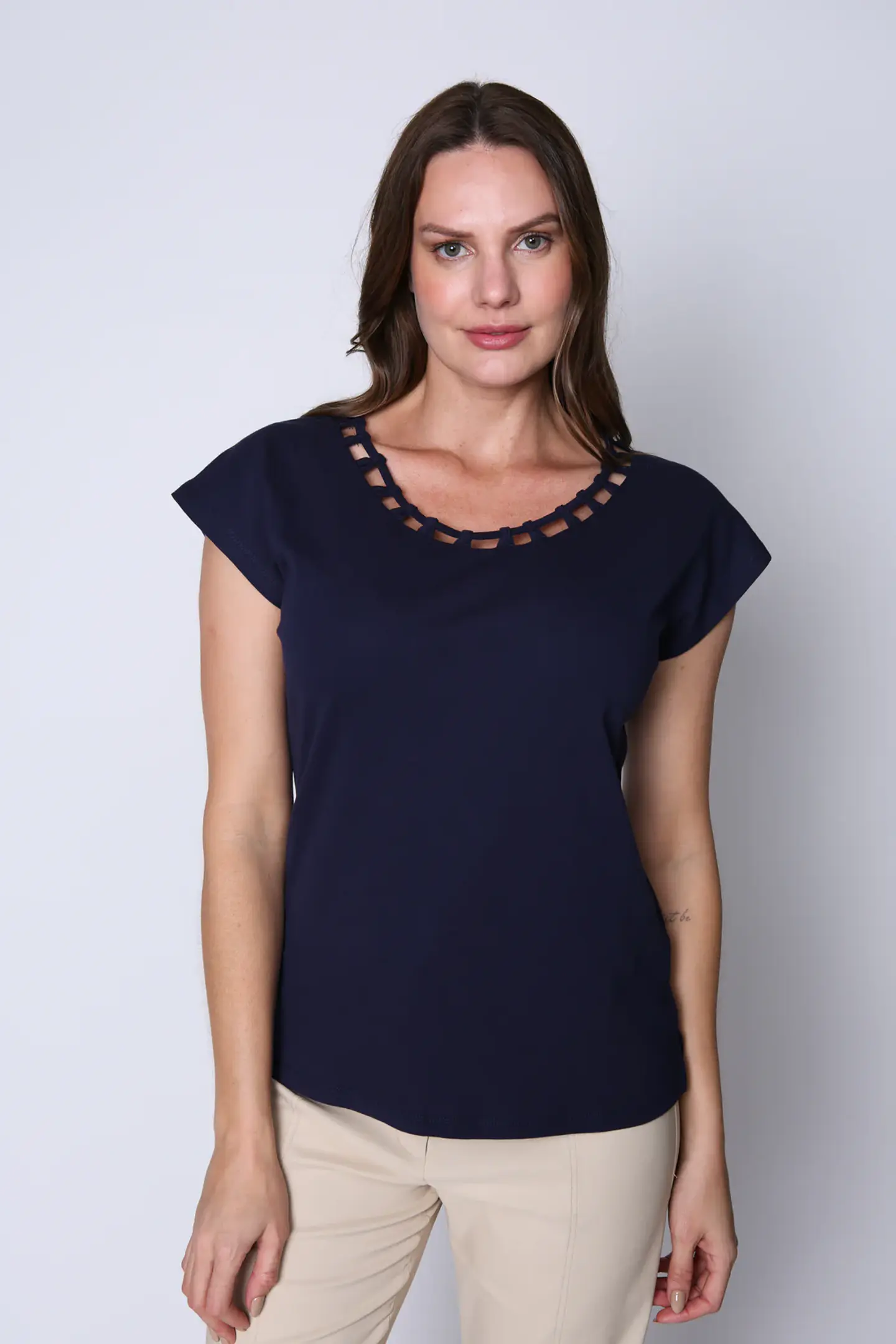 Polera Mujer Azul Eclipce 24V64318 1