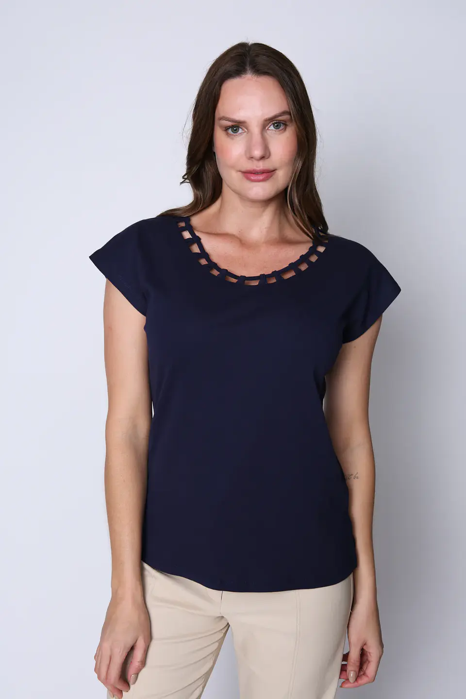 Polera Mujer Azul Eclipce 24V64318 1