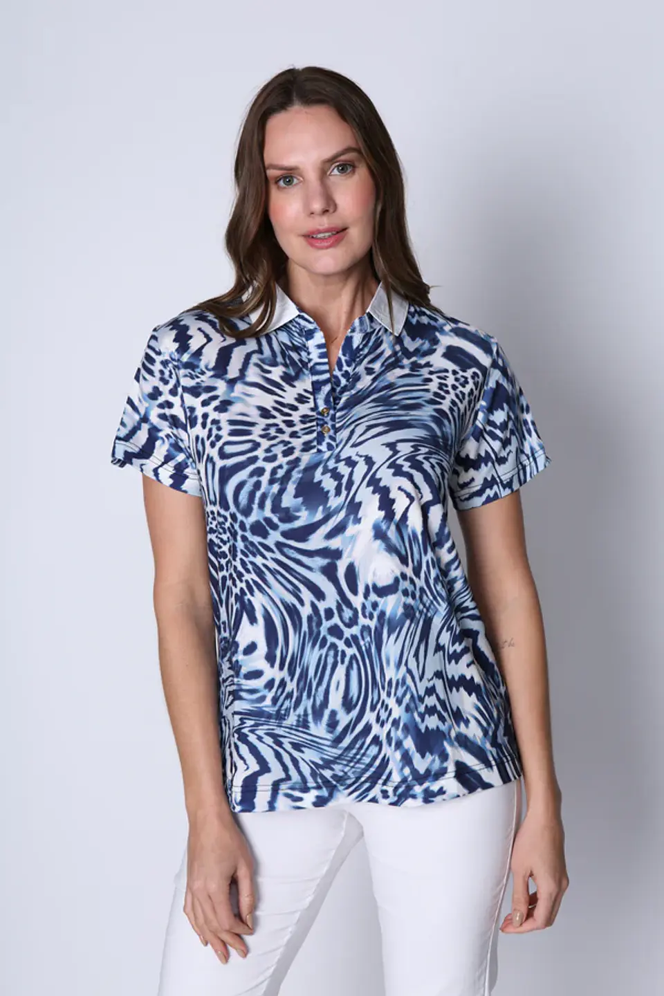 Polera Mujer Azul Eclipce 24V64320 1