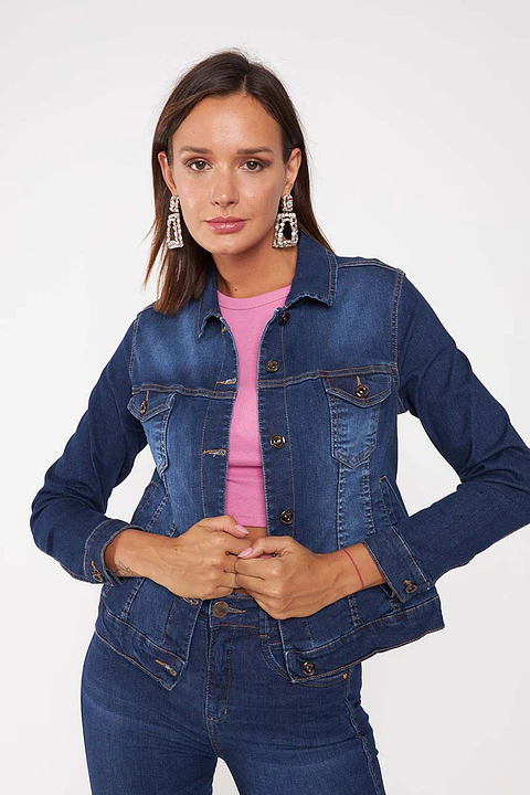 Chaqueta Mujer Azul Amalia 3886