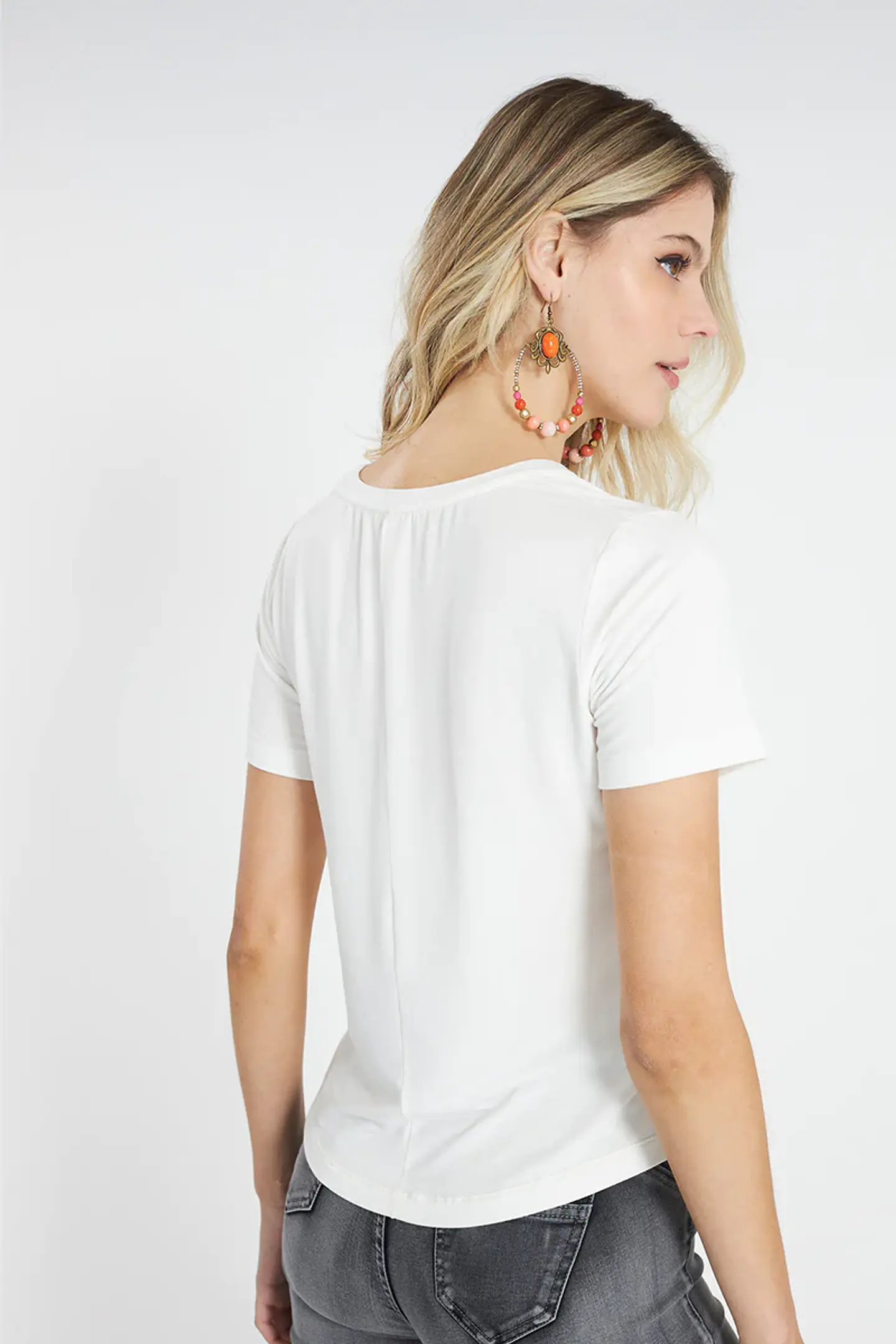 Polera Mujer Crema Amalia 4184 3