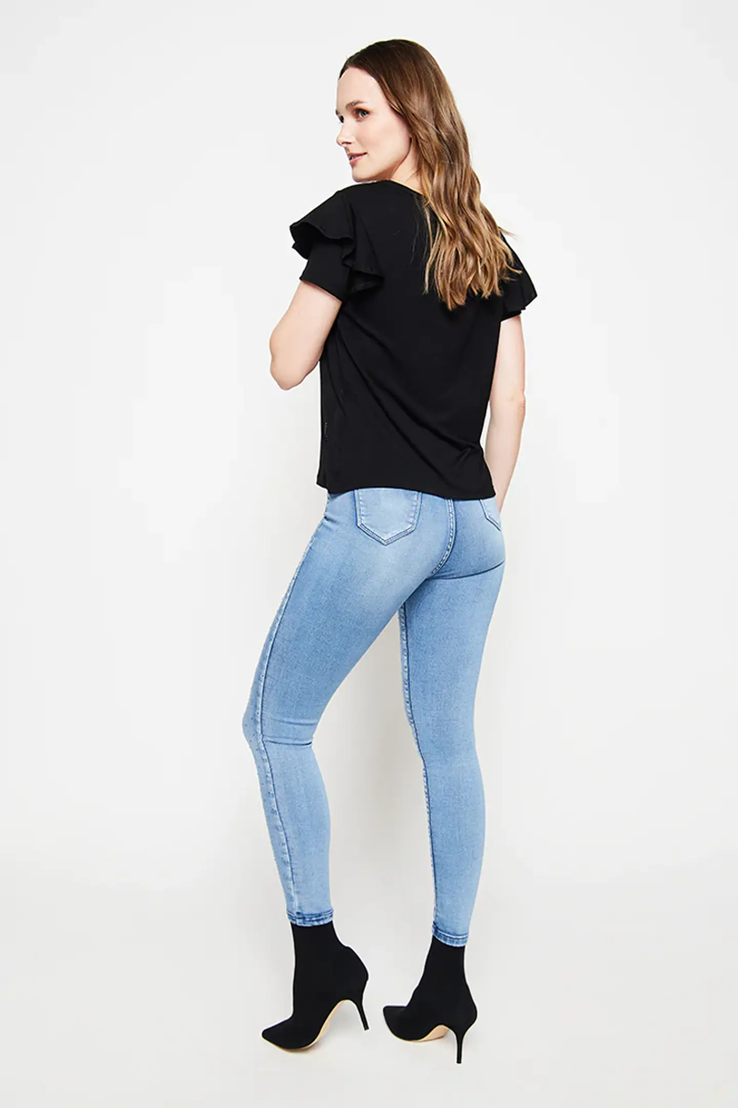Polera Mujer Negra Amalia 4198 2