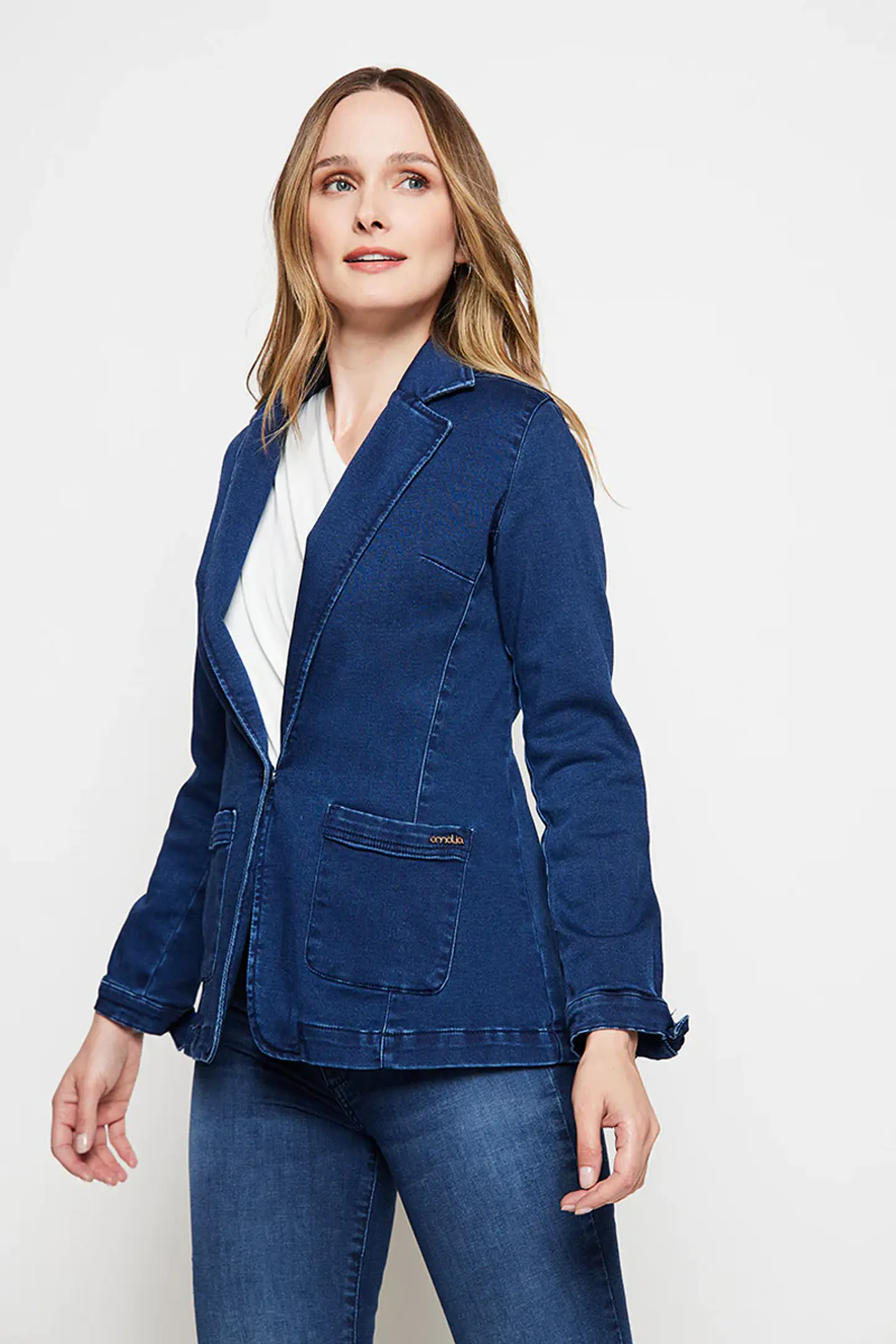 Blazer Mujer Azul Amalia 4273 2