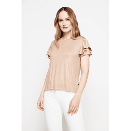 Polera Mujer Beige Amalia 4352